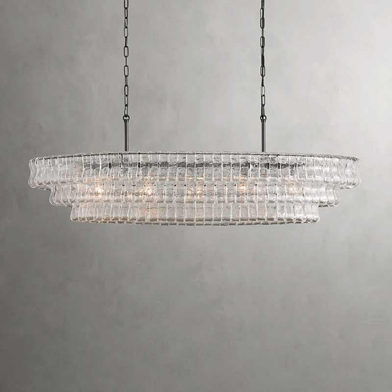 Ghiaccio Oval Chandelier
