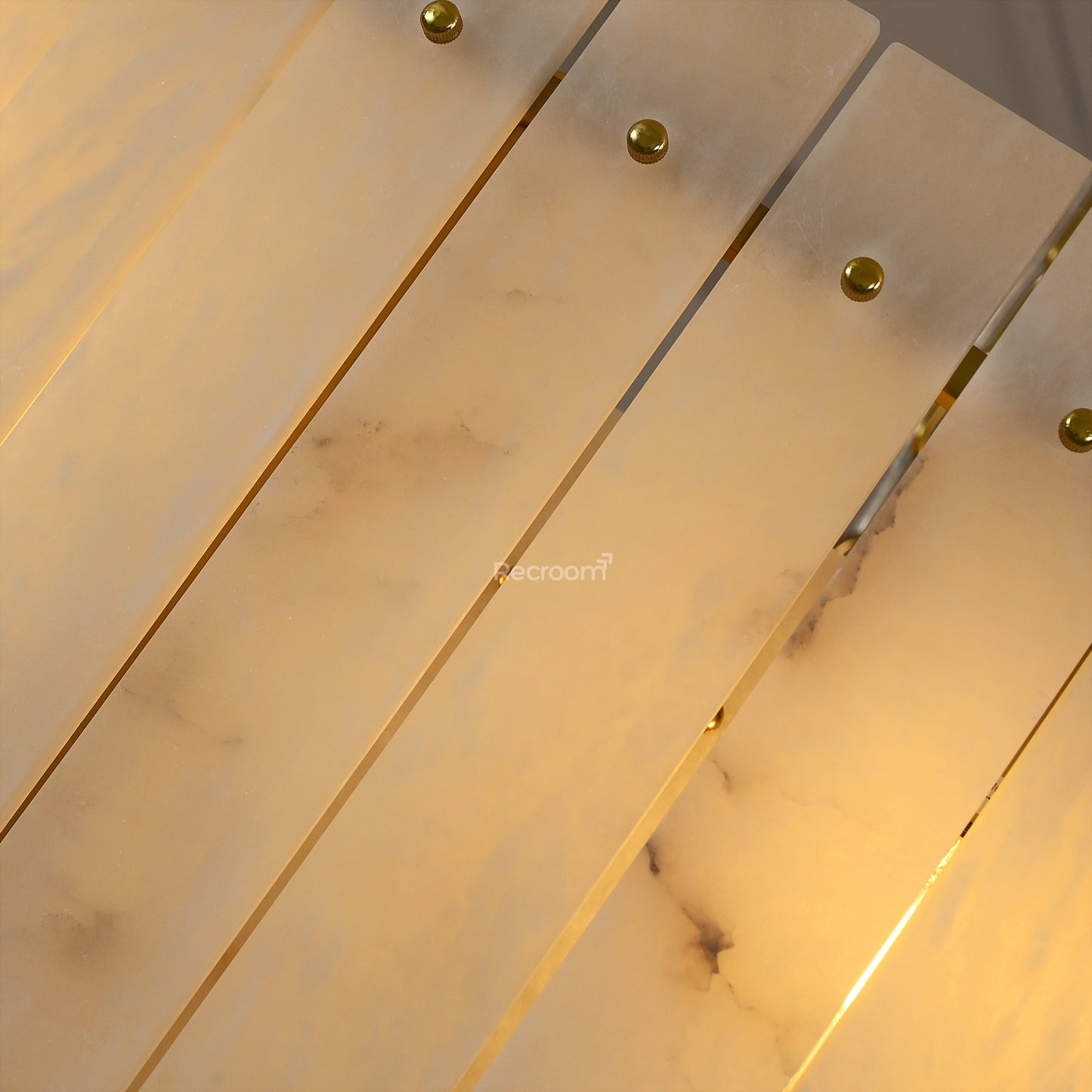 San Marconer Alabaster Round Chandelier 37‘’