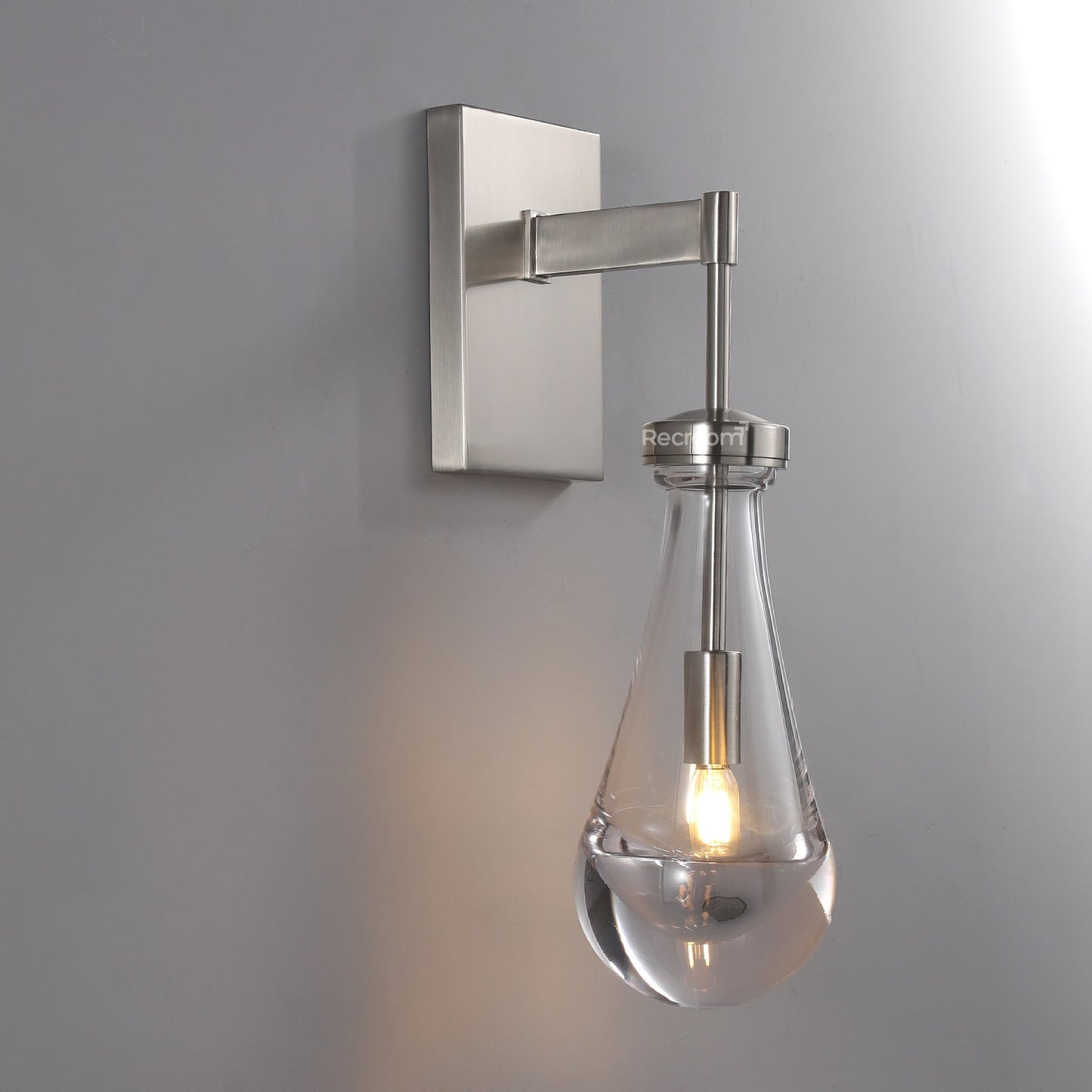 Raindrop Wall Sconce 5" Rod