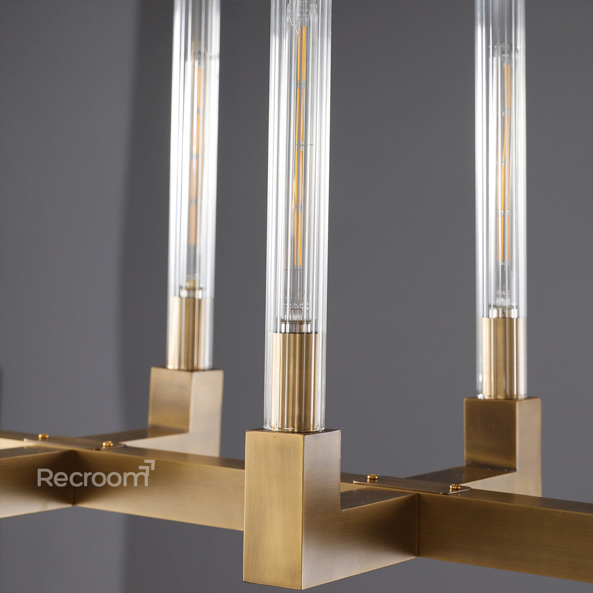 Cannel Linear Chandelier 67"