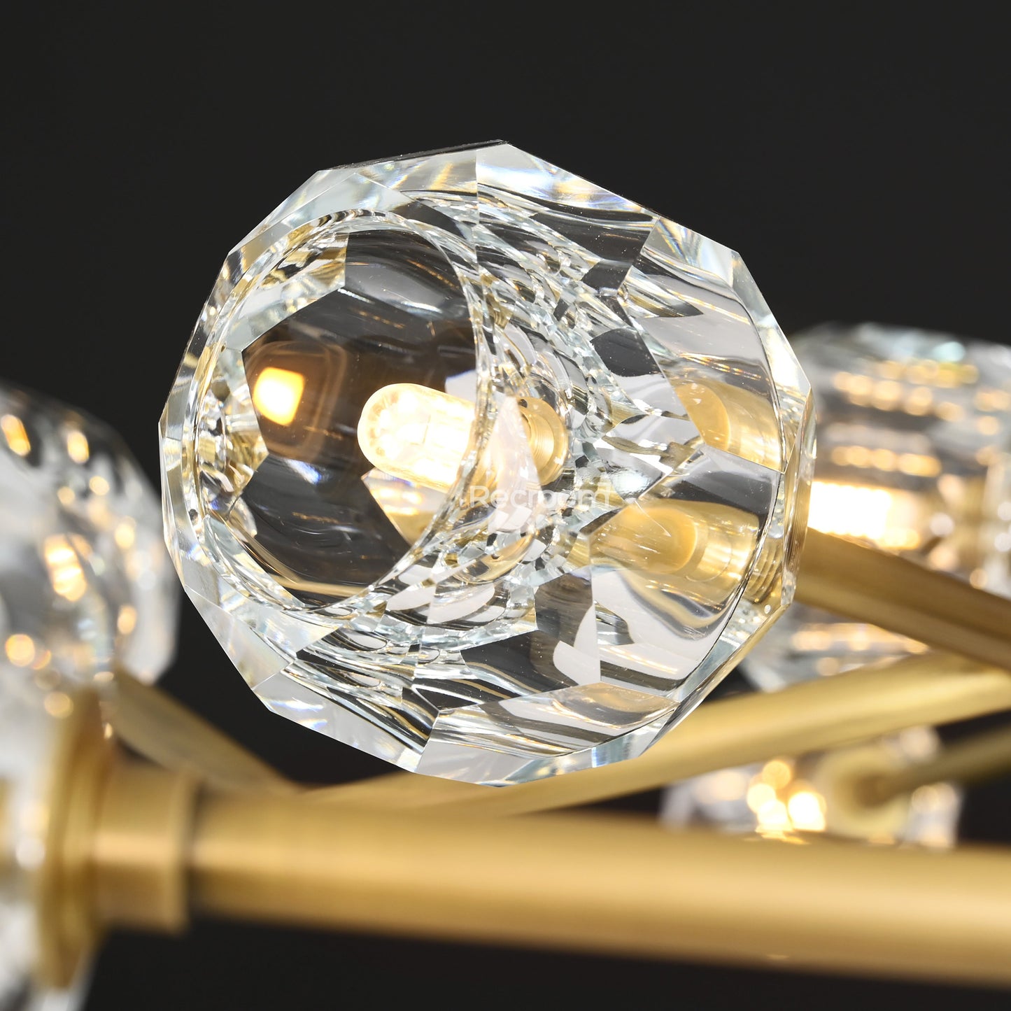 Boulew Crystal Glass Round Chandelier 60"