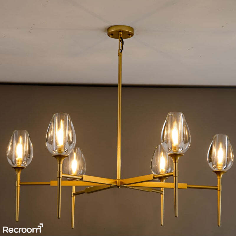 Tuilp Round Chandelier 42"