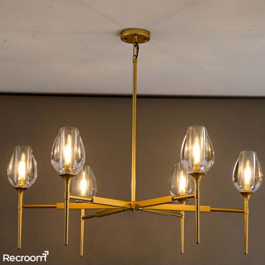 Tuilp Round Chandelier 42"