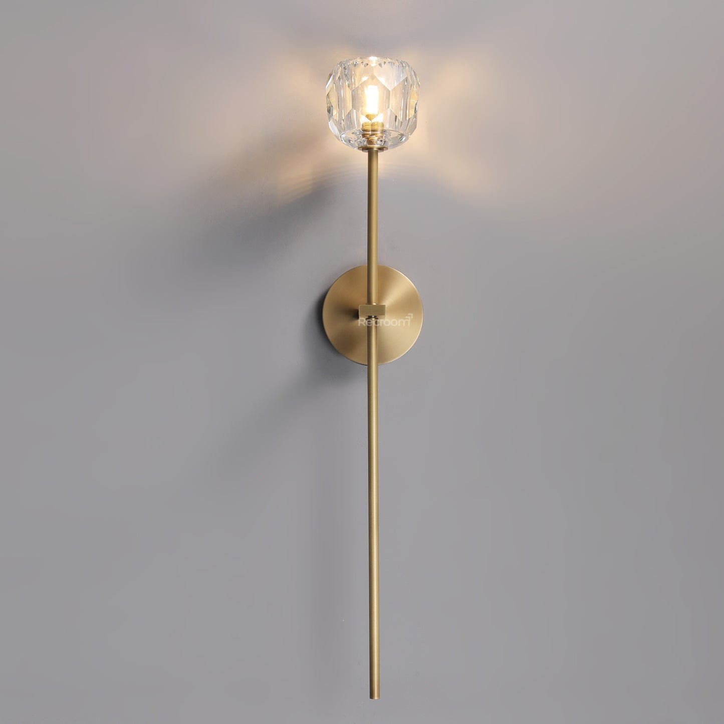 Boulew Crystal Glass Grand Sconce 6"