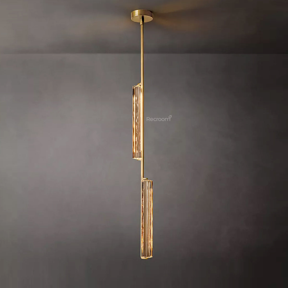 Auduben Crystal Pendant Light 6"