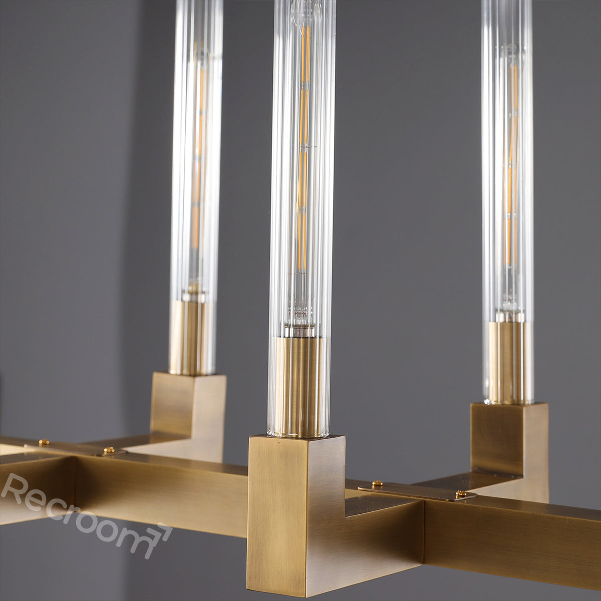 Cannel Linear Chandelier 55"