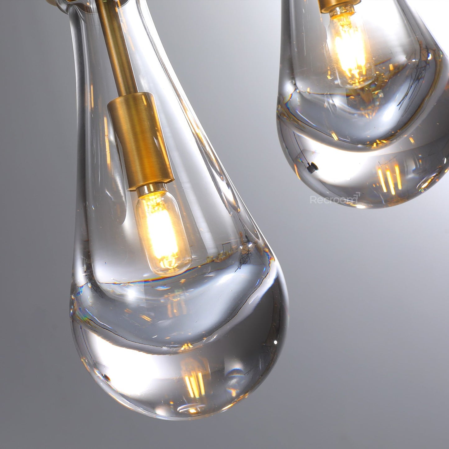 Raindrop Round Chandelier 36"