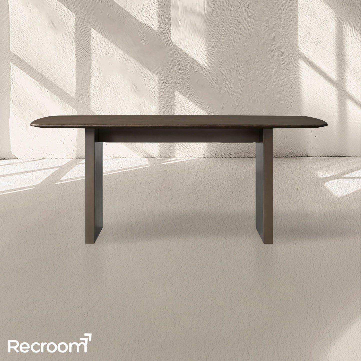 San Germani Wood Dining Table with Clement Base