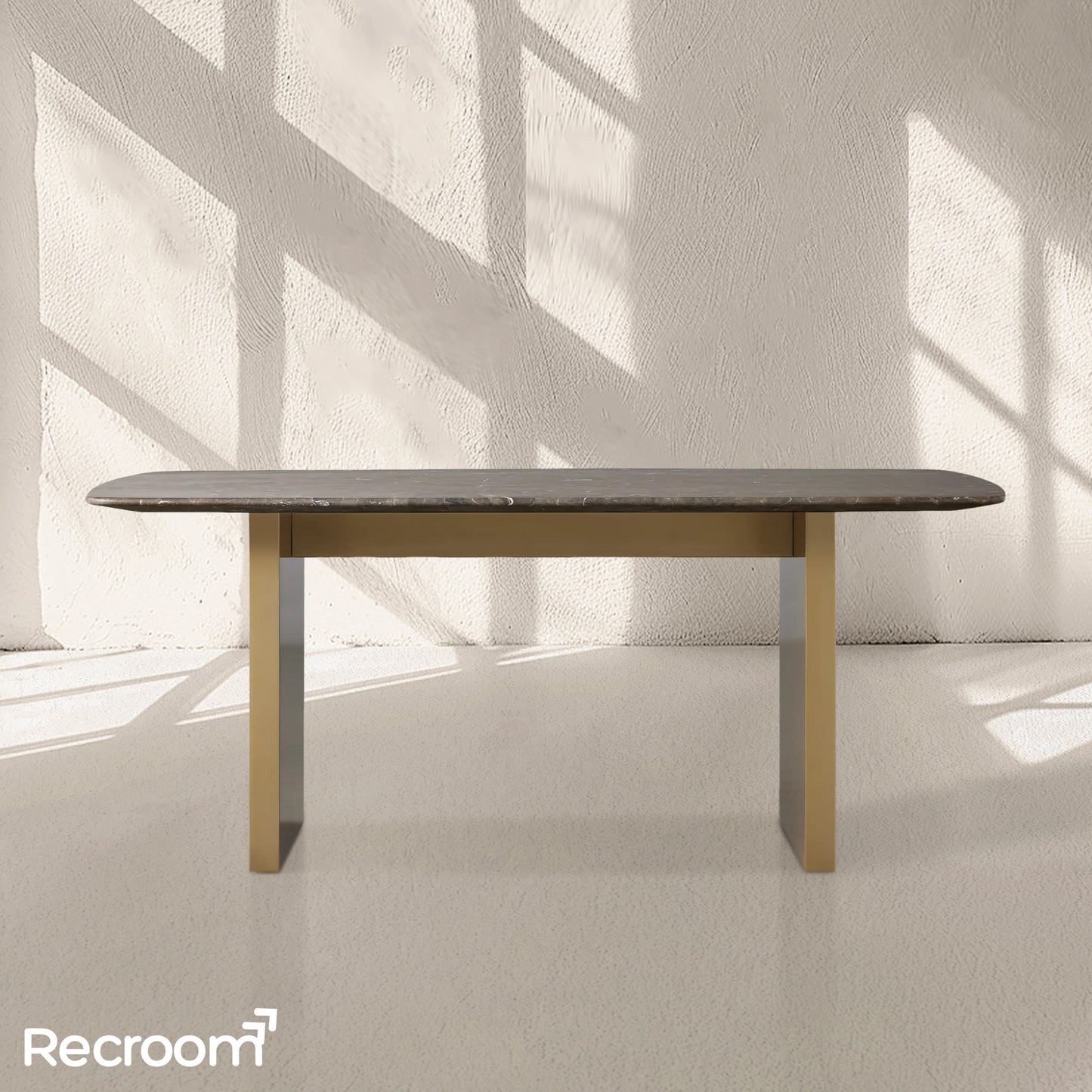 San Germani Stone Dining Table with Clement Base