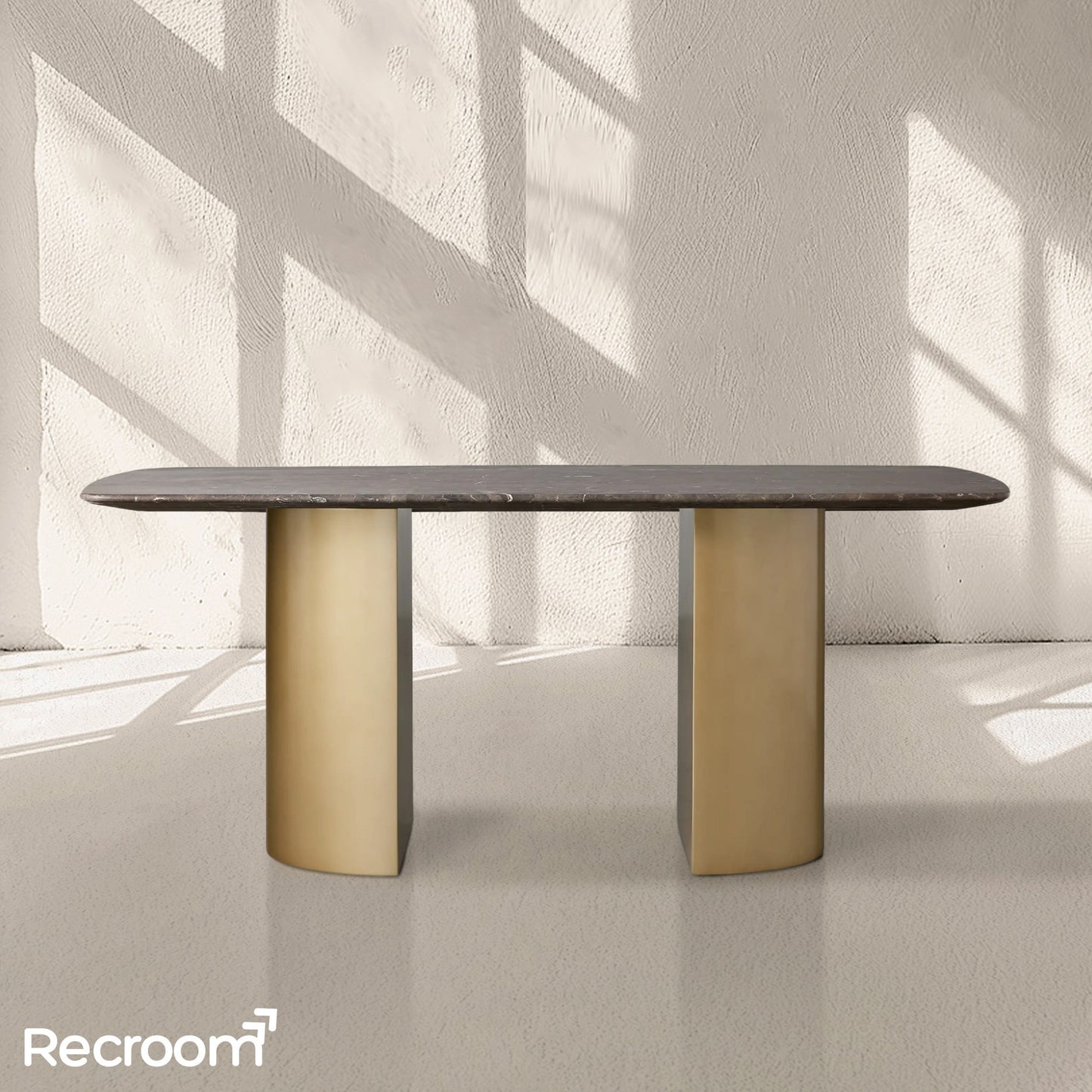 San Germani Stone Dining Table with Dauphine Base