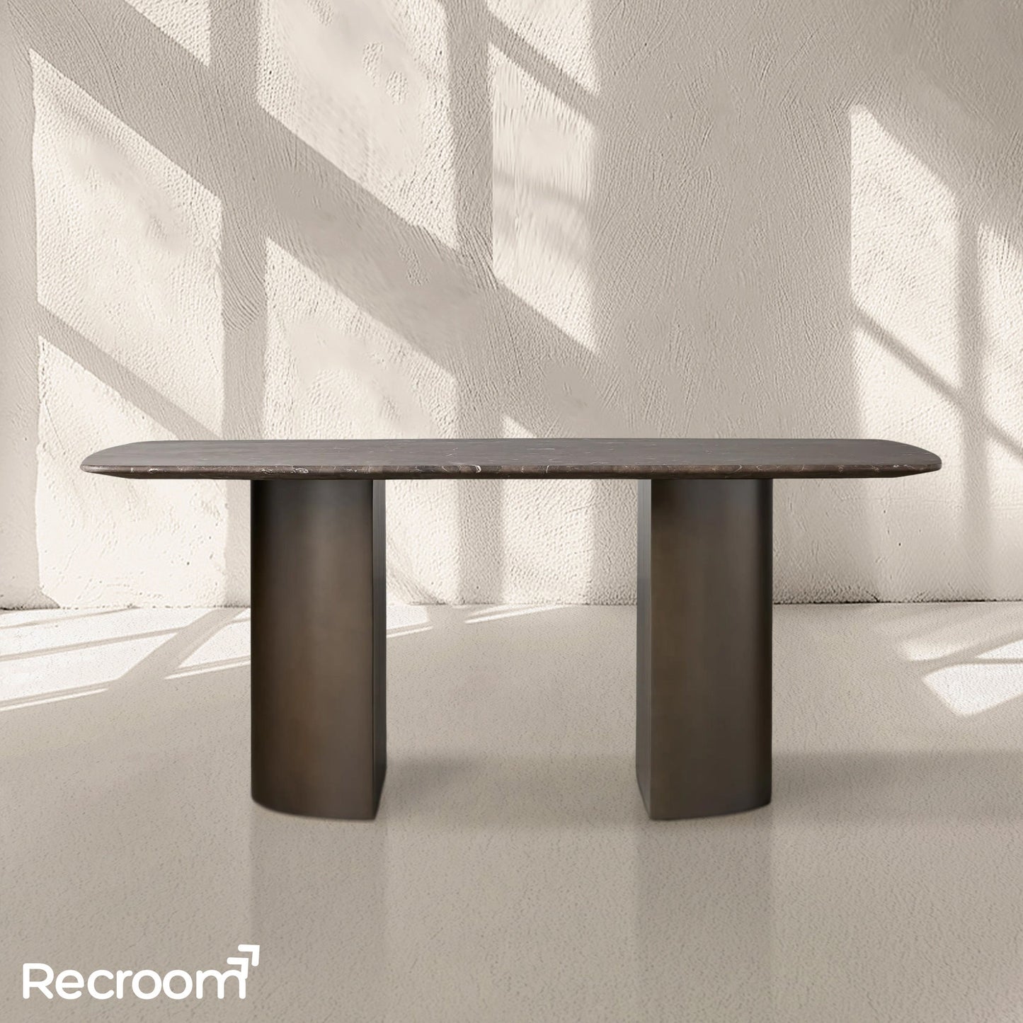 San Germani Stone Dining Table with Dauphine Base