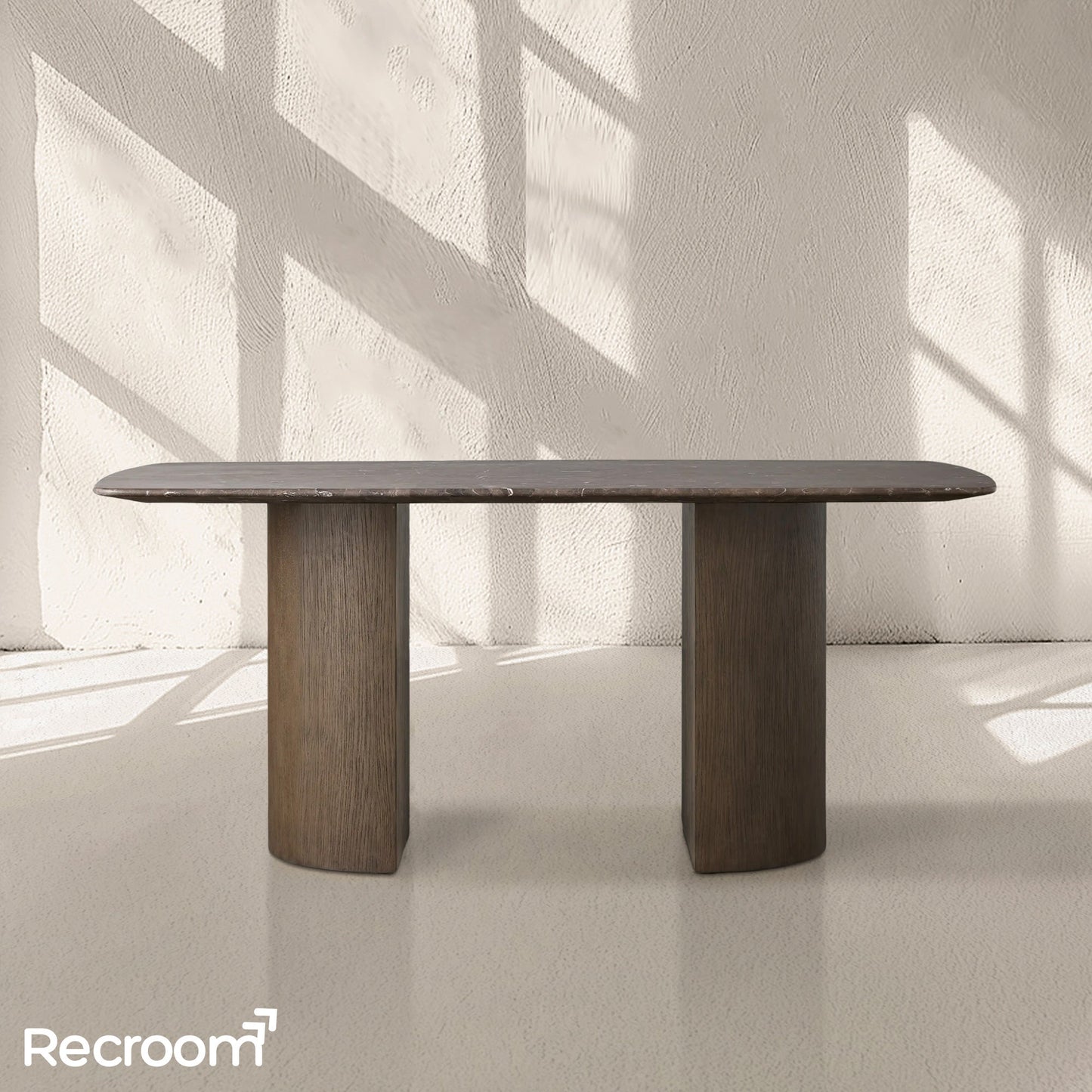 San Germani Stone Dining Table with Dauphine Base