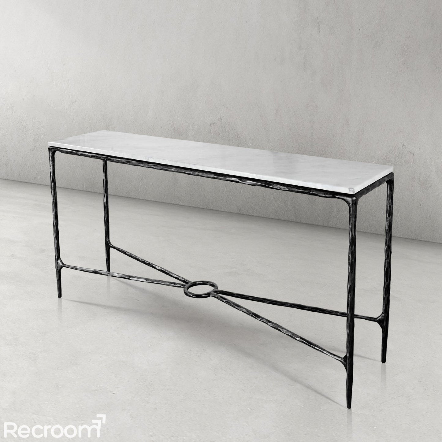 Thaddeo Rectangle Marble Console 60" 72"