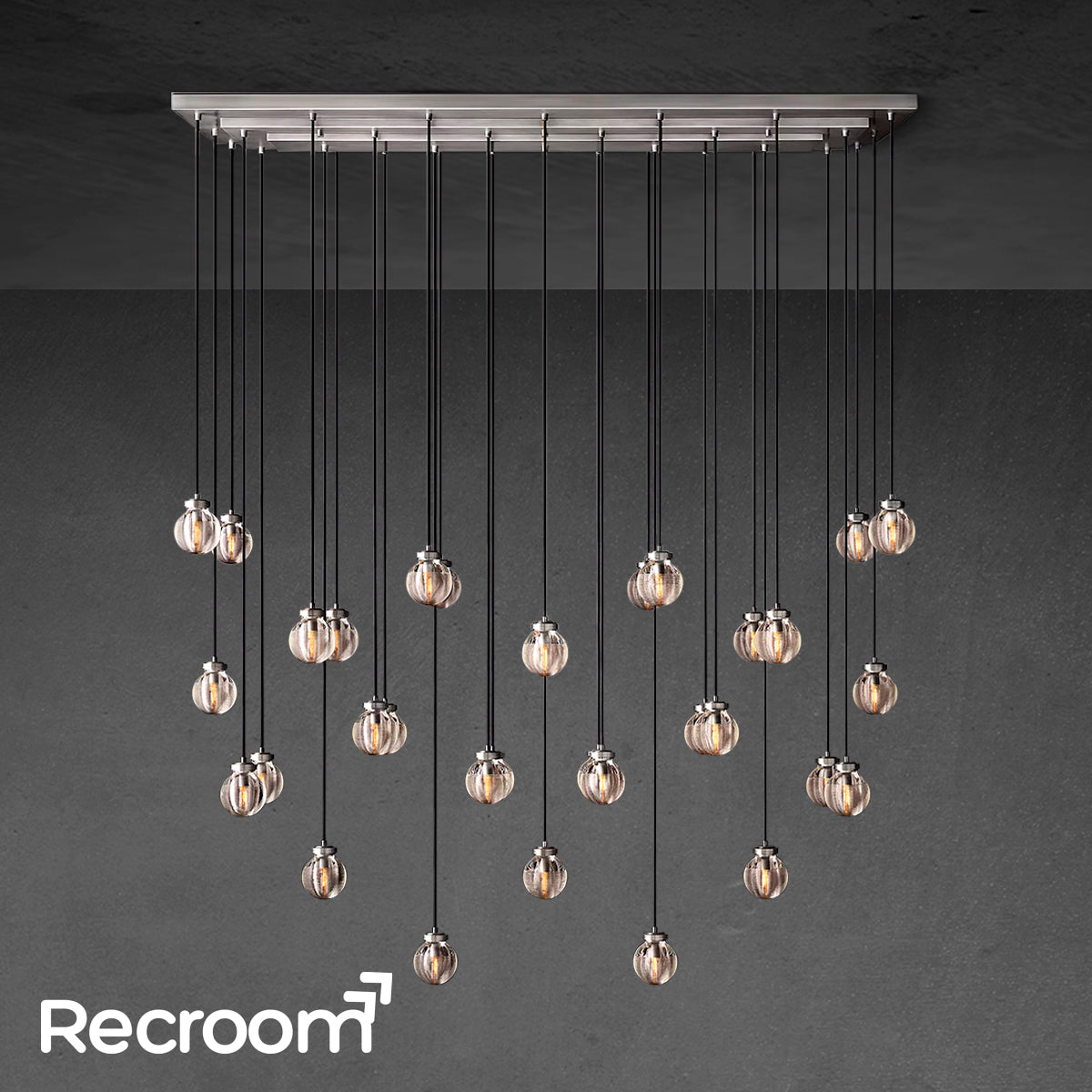 Pearli Rectangular Chandelier 72"