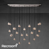 Pearli Rectangular Chandelier 72"