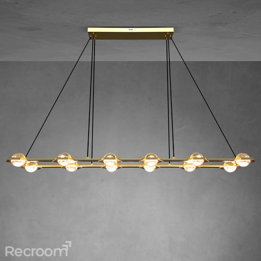 Eclitant Rectangular Chandelier 72"