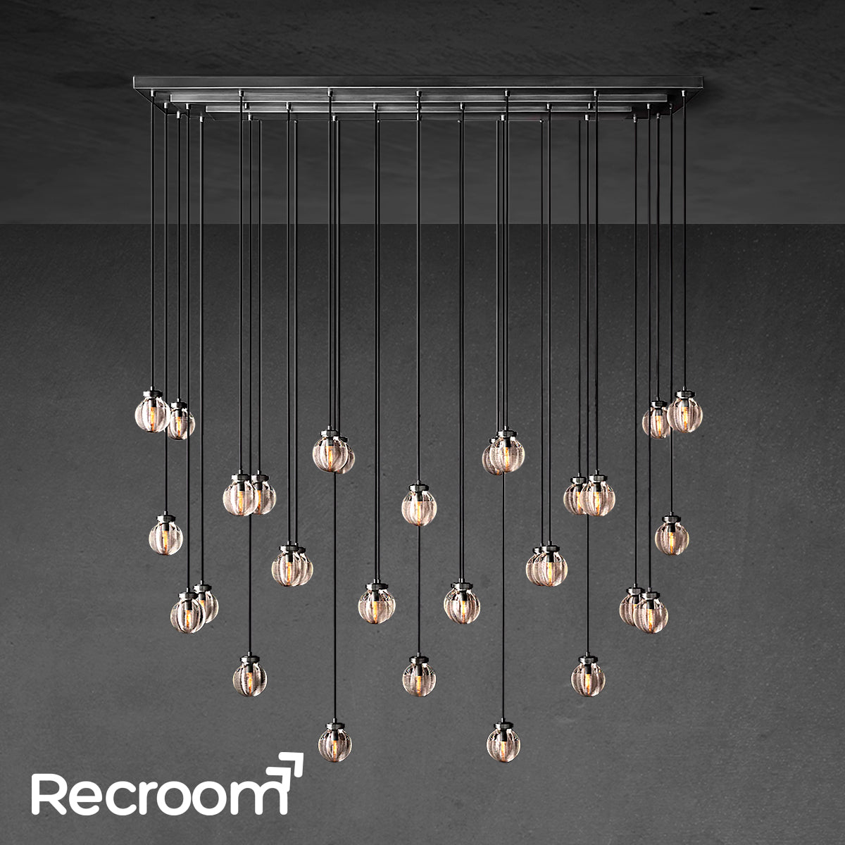 Pearli Rectangular Chandelier 72"