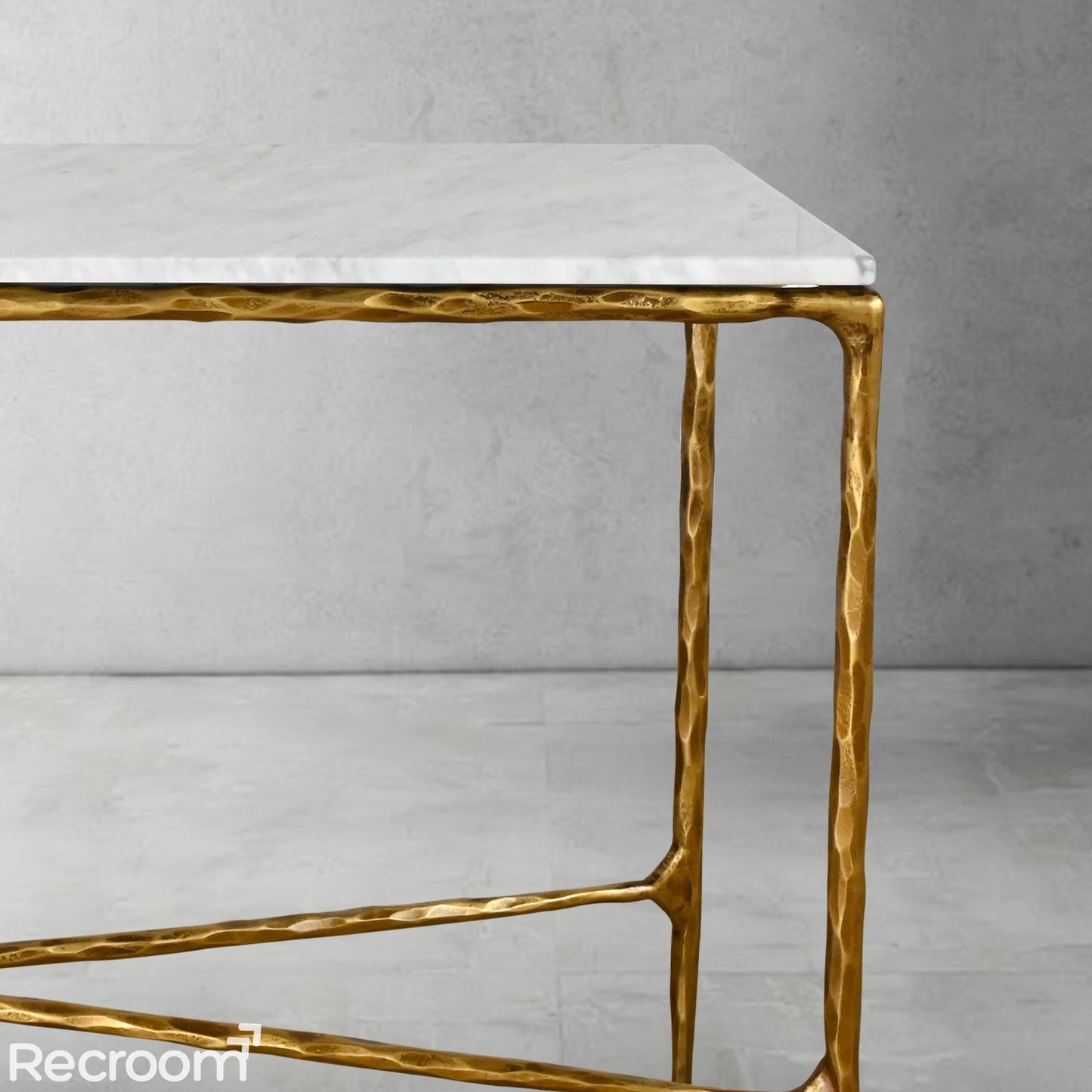 Thaddeo Rectangle Marble Console 60" 72"