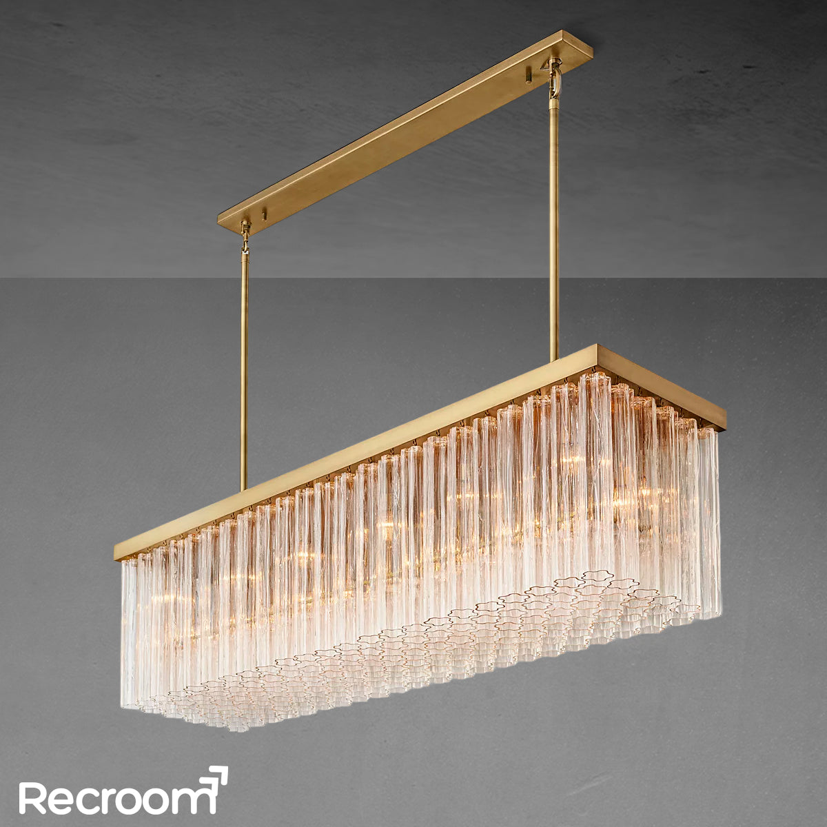 Cielloie Rectangular Chandelier 73”