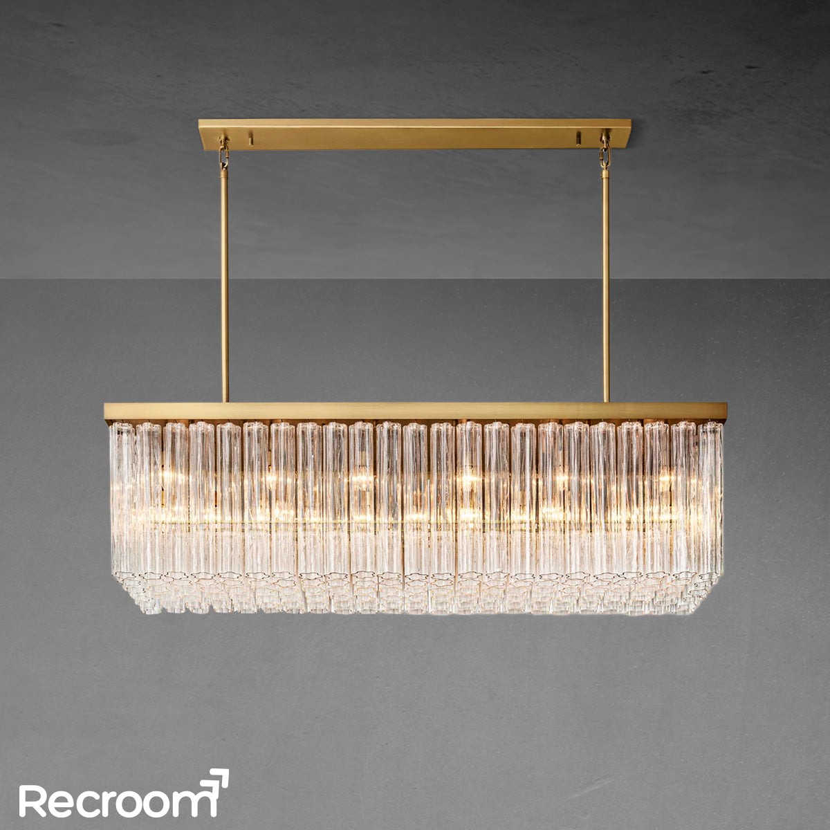 Cielloie Rectangular Chandelier 73”