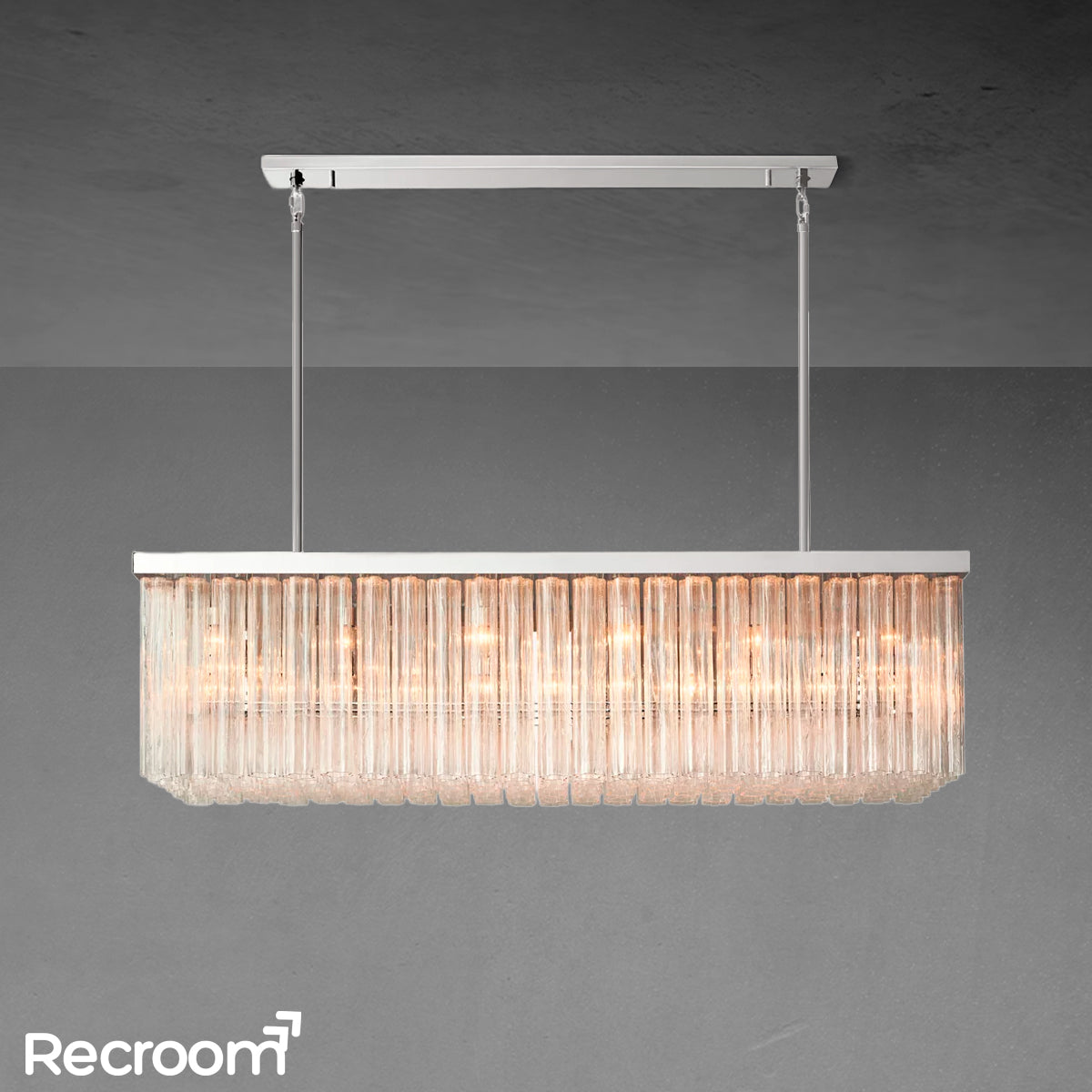 Cielloie Rectangular Chandelier 73”