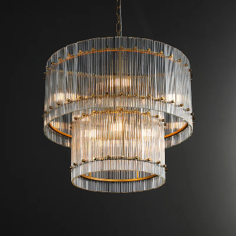 San Marcon Round Chandelier 22" 37" 48" 60"