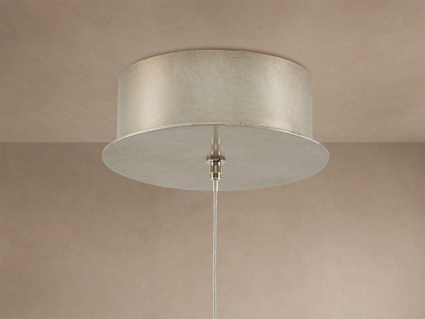 Edda Cascade Teardrop Mercury Glass Pendant