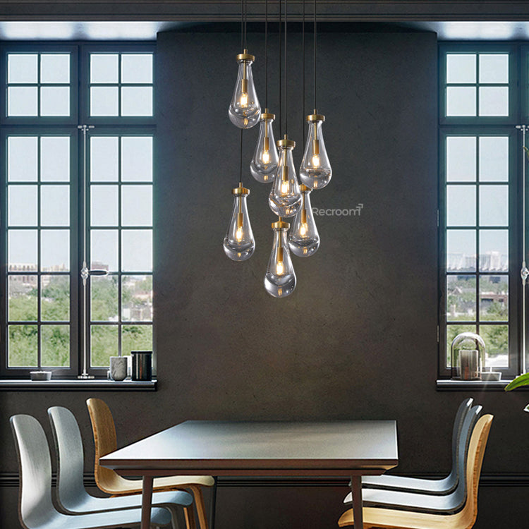 Raindrop Round Chandelier 18"