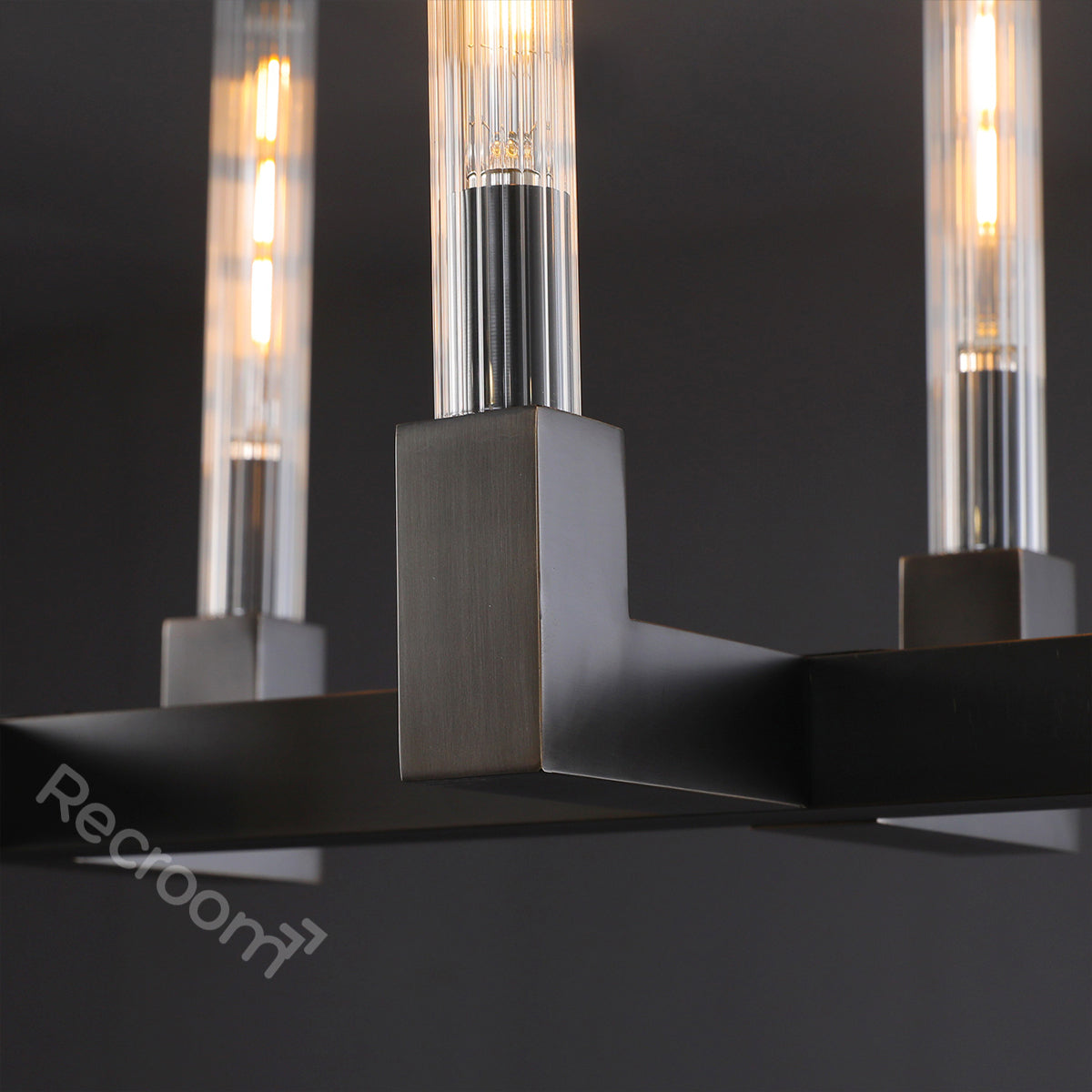 Cannel Linear Chandelier 55"