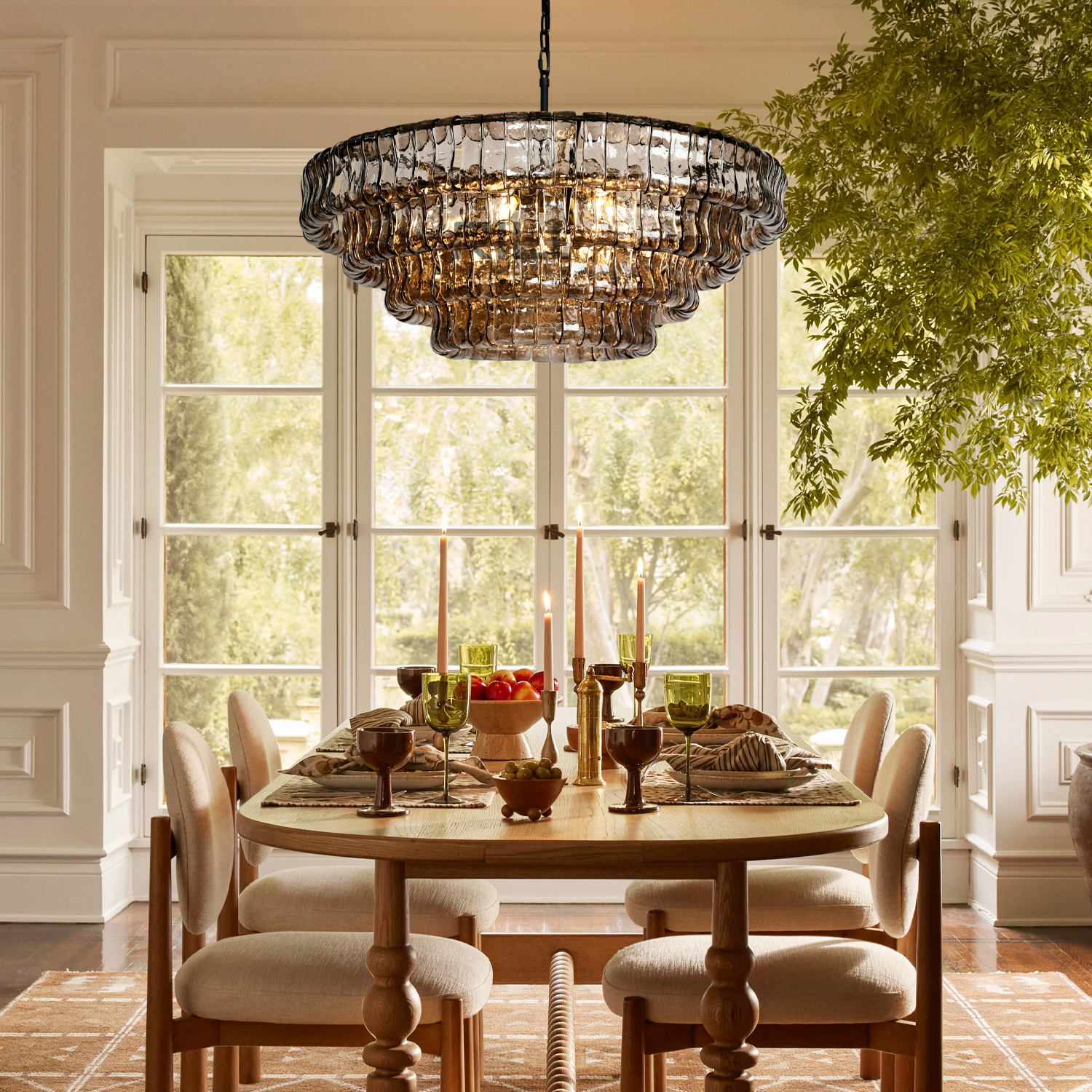 Ghiaccio Round Chandelier36'' 48" 60"