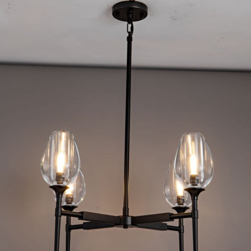 Tuilp Round Chandelier 27"