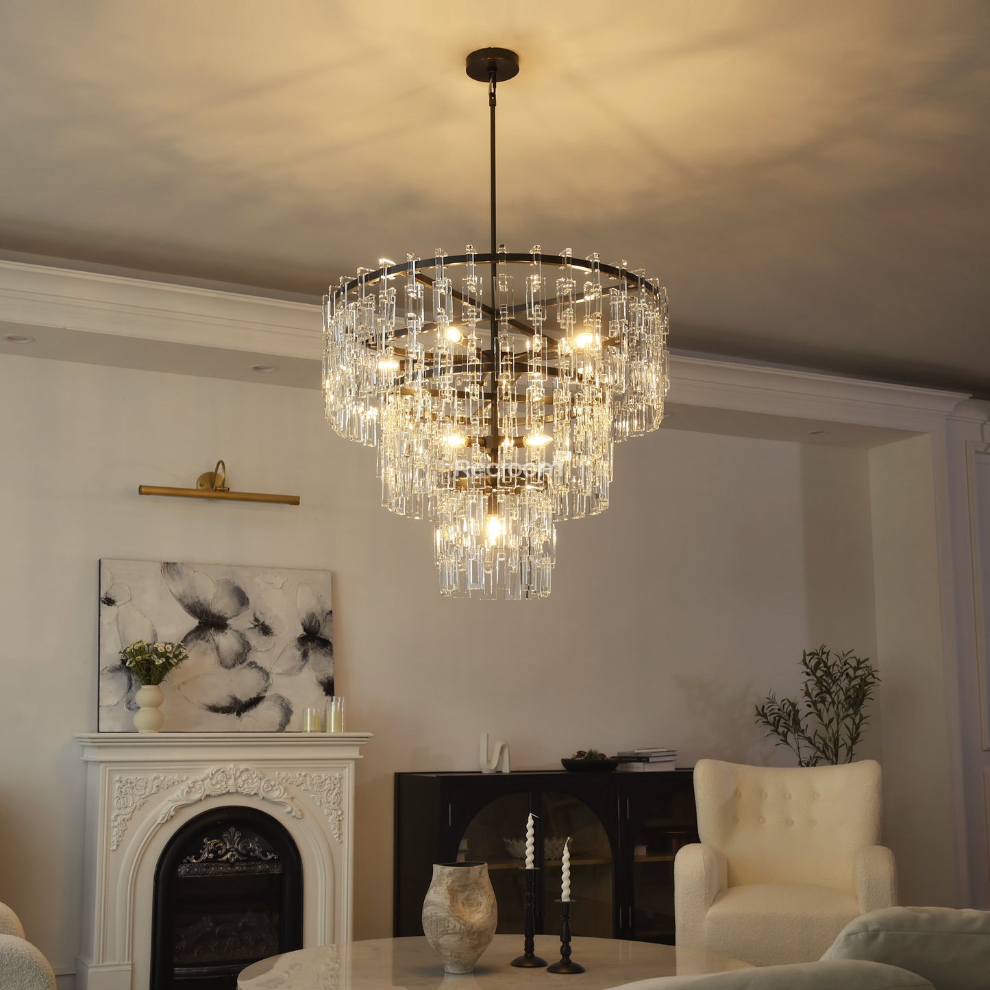 Marige Tiered Round Chandelier 36“ 48” 60“