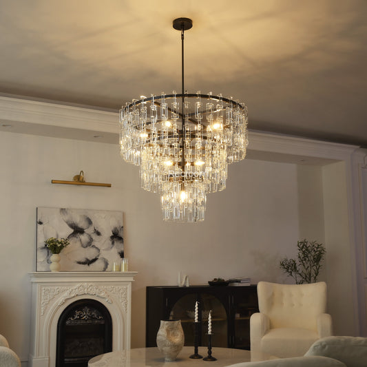 Marige Tiered Round Chandelier 36“ 48” 60“