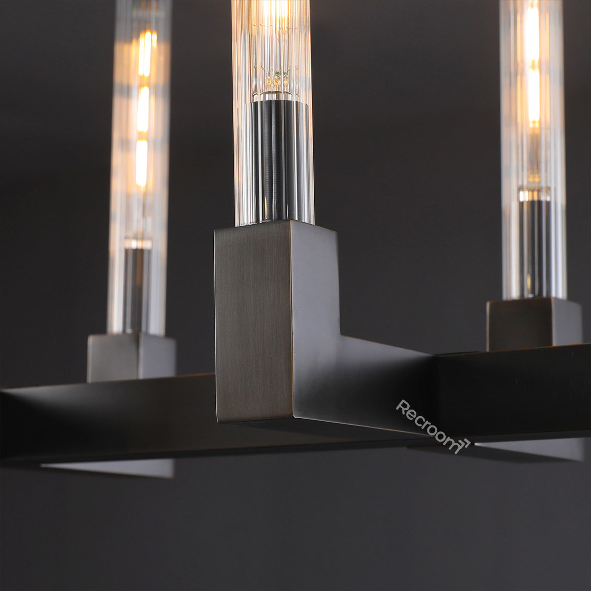 Cannel Linear Chandelier 67"