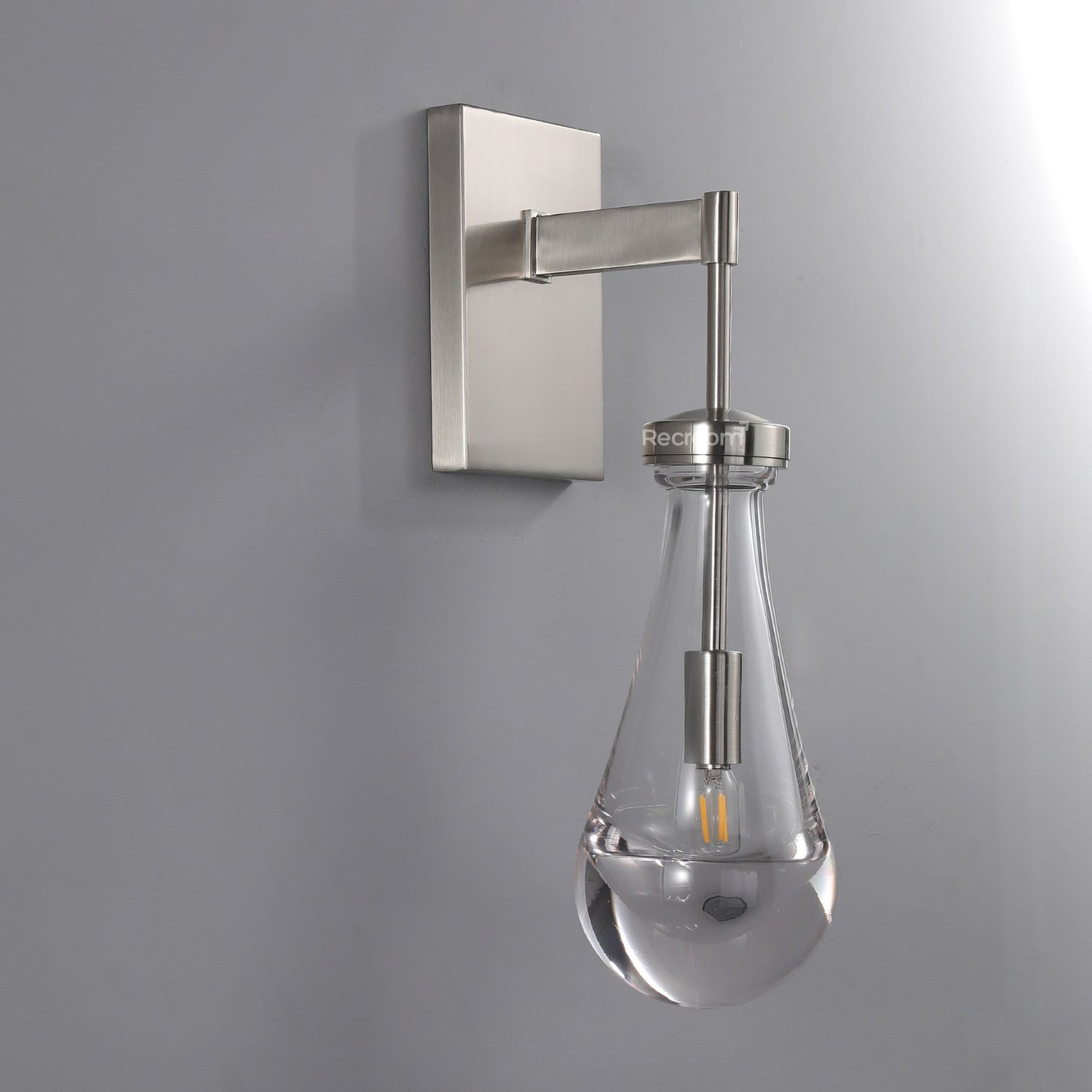 Raindrop Wall Sconce 5" Rod