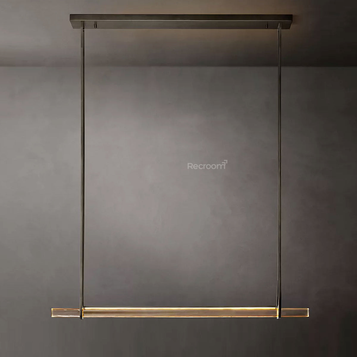 Auduben Crystal Single Bar Linear Chandelier 60"