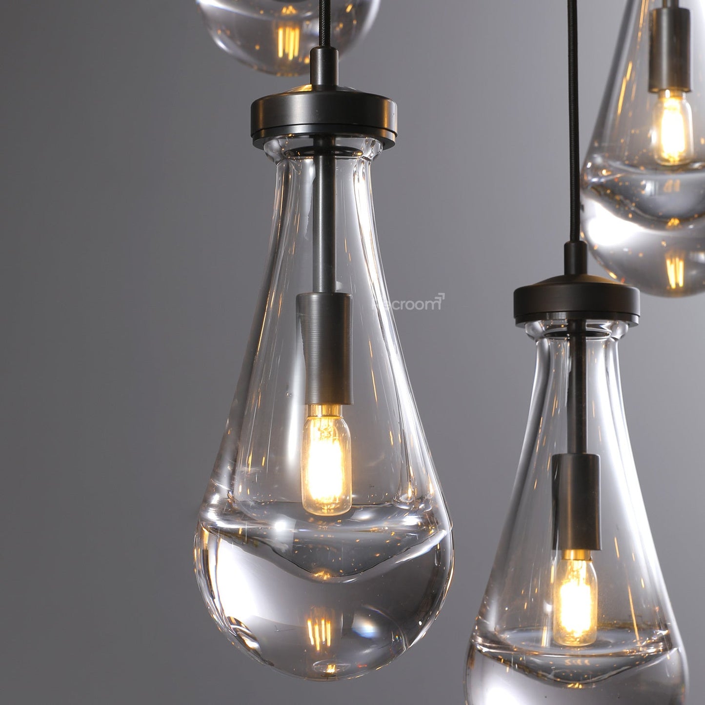 Raindrop Linear Chandelier 72"