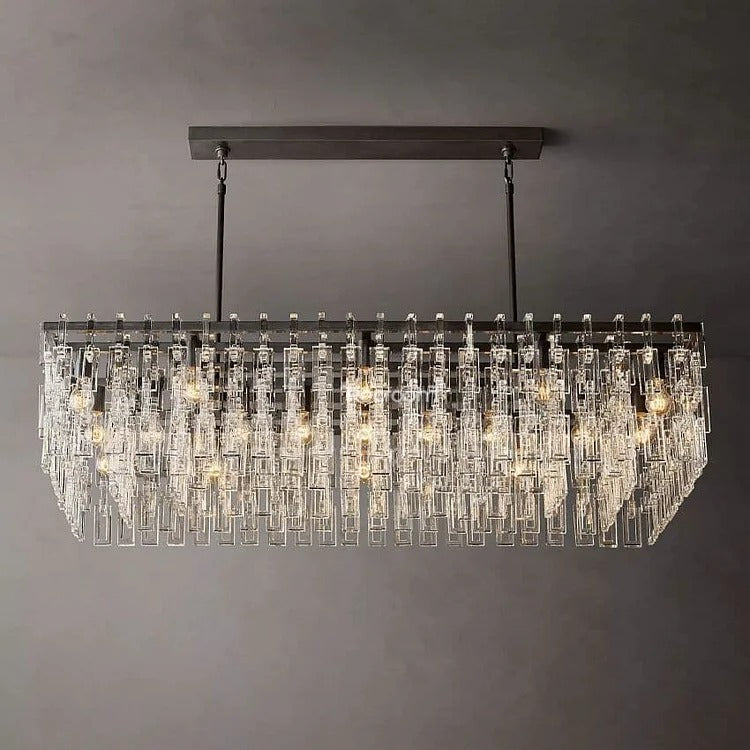 Marige Rectangular Chandelier 60"
