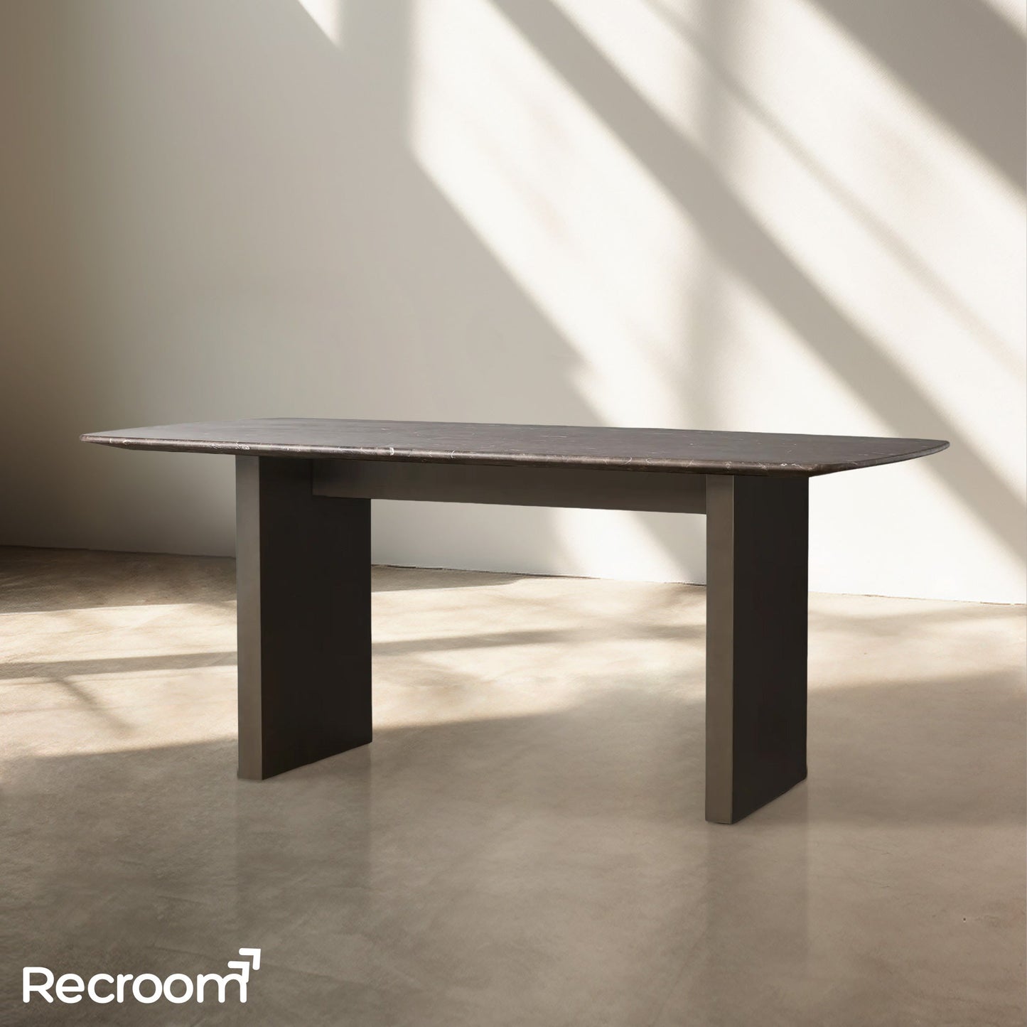 San Germani Stone Dining Table with Clement Base