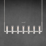 Manory Glass Linear Chandelier 59"