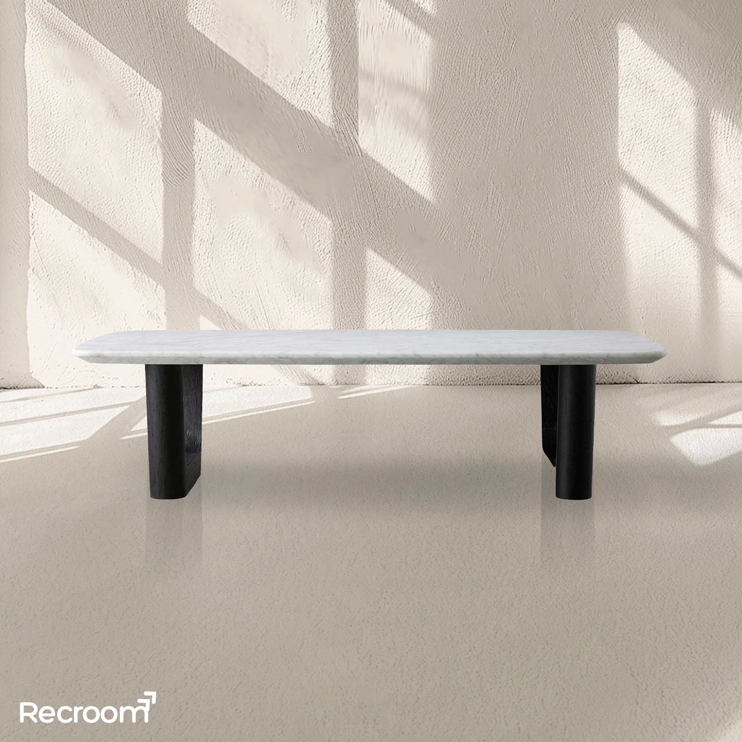 San Germani Stone Coffee Table with Rennes Base