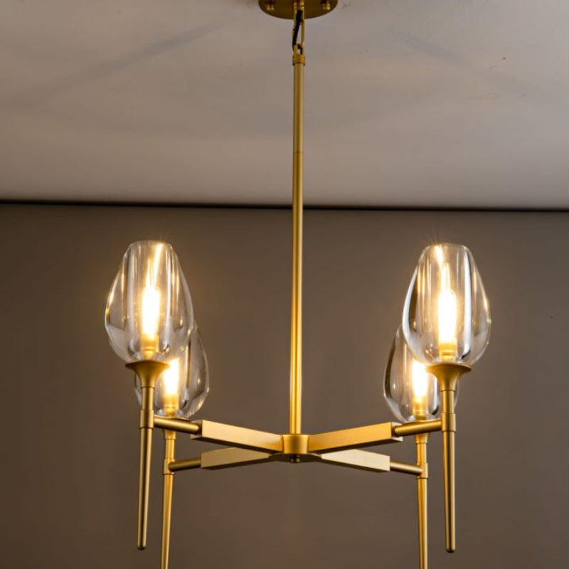 Tuilp Round Chandelier 27"