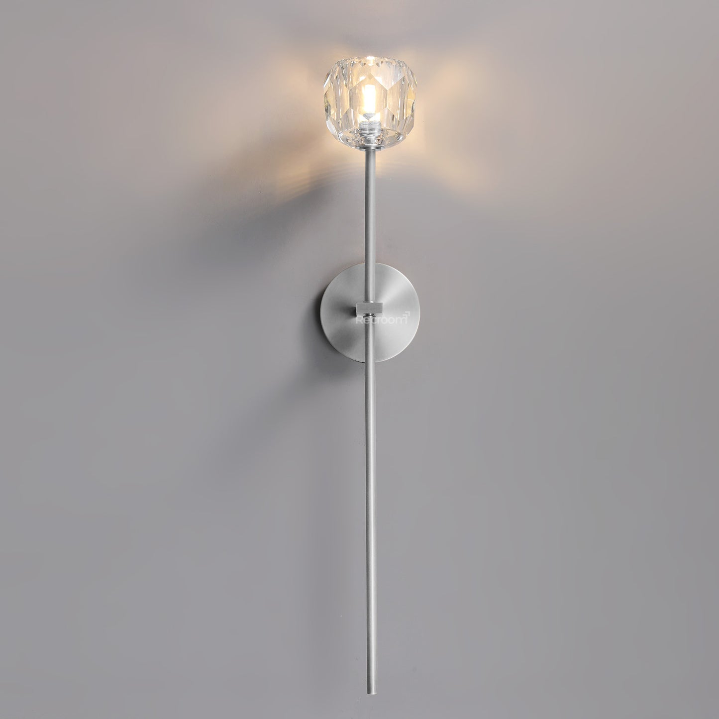 Boulew Crystal Glass Grand Sconce 6"