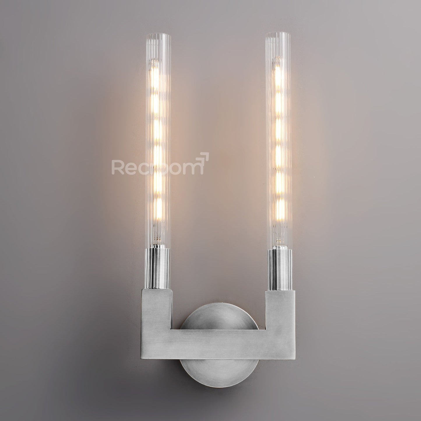 Cannel Double Wall Sconce 9"