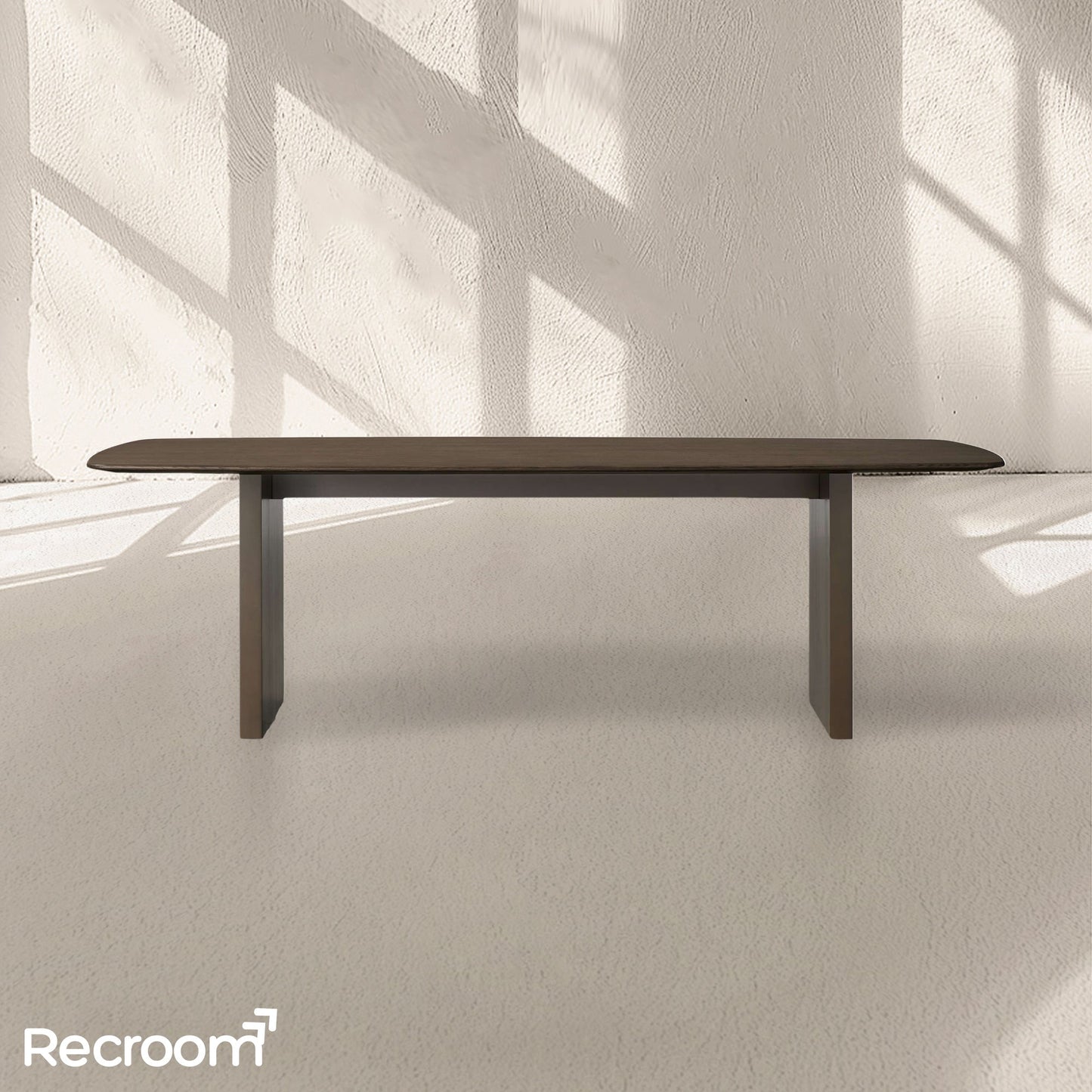 San Germani Wood Dining Table with Clement Base