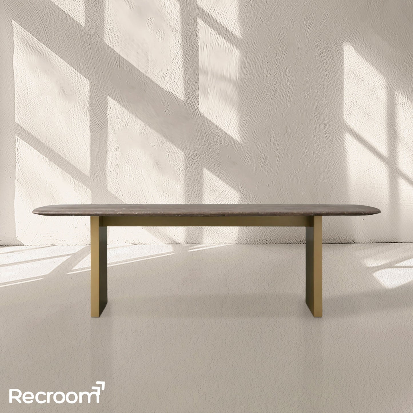 San Germani Stone Dining Table with Clement Base