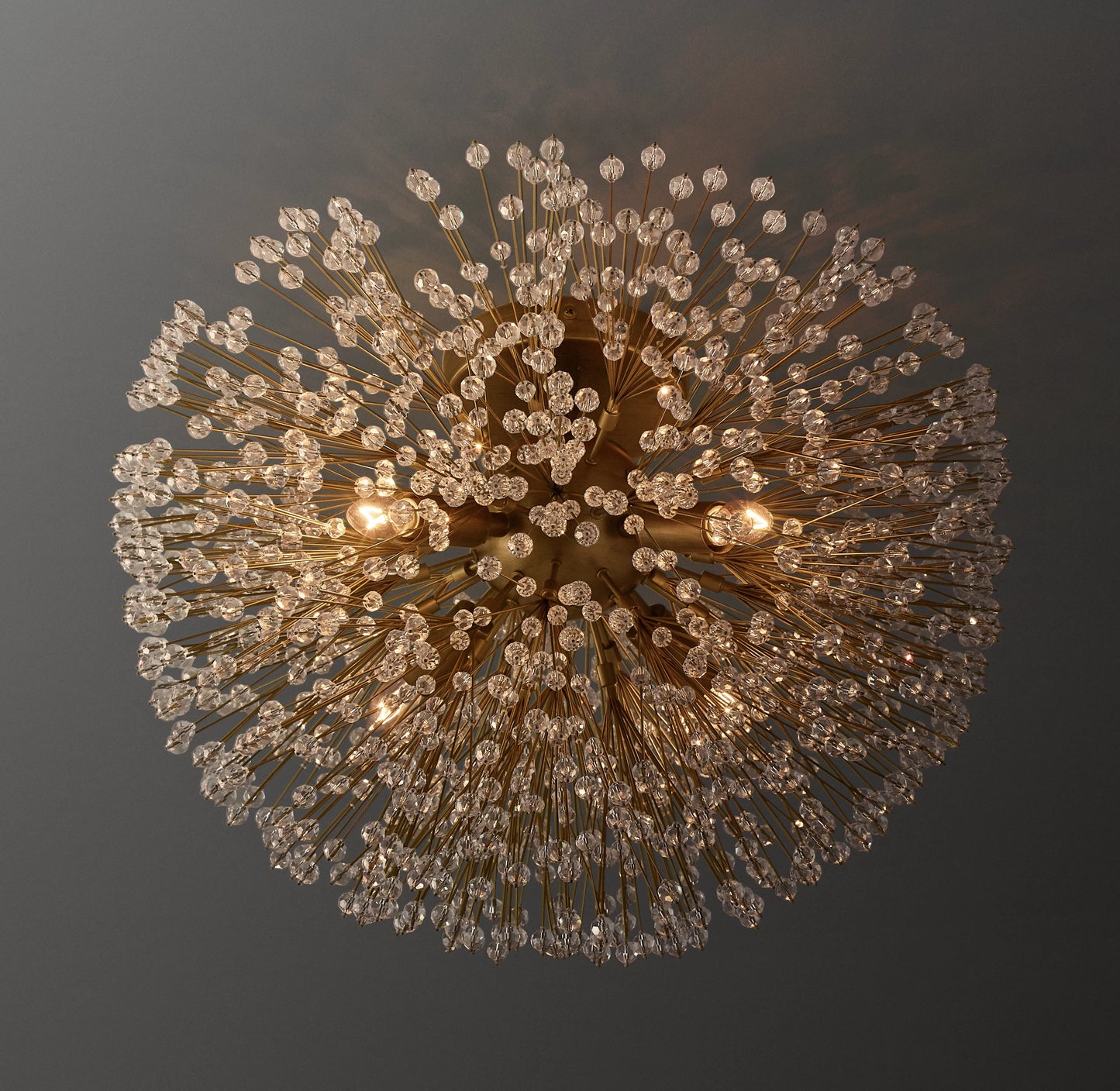 Arora Crystal Flushmount 18"D