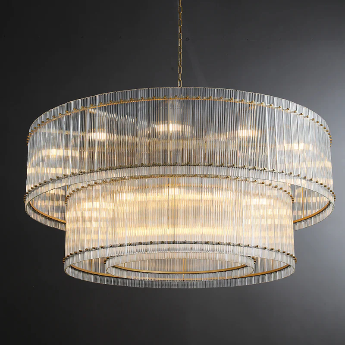 San Marcon Round Chandelier 22" 37" 48" 60"