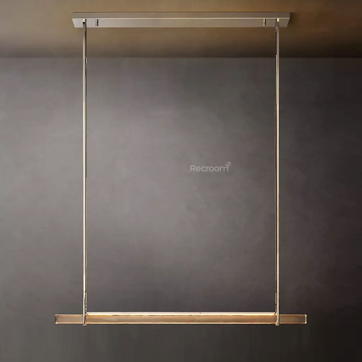 Auduben Crystal Single Bar Linear Chandelier 60"