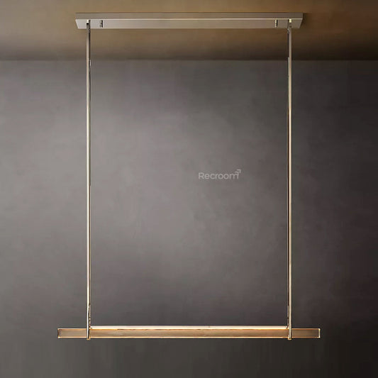 Auduben Crystal Single Bar Linear Chandelier 60"